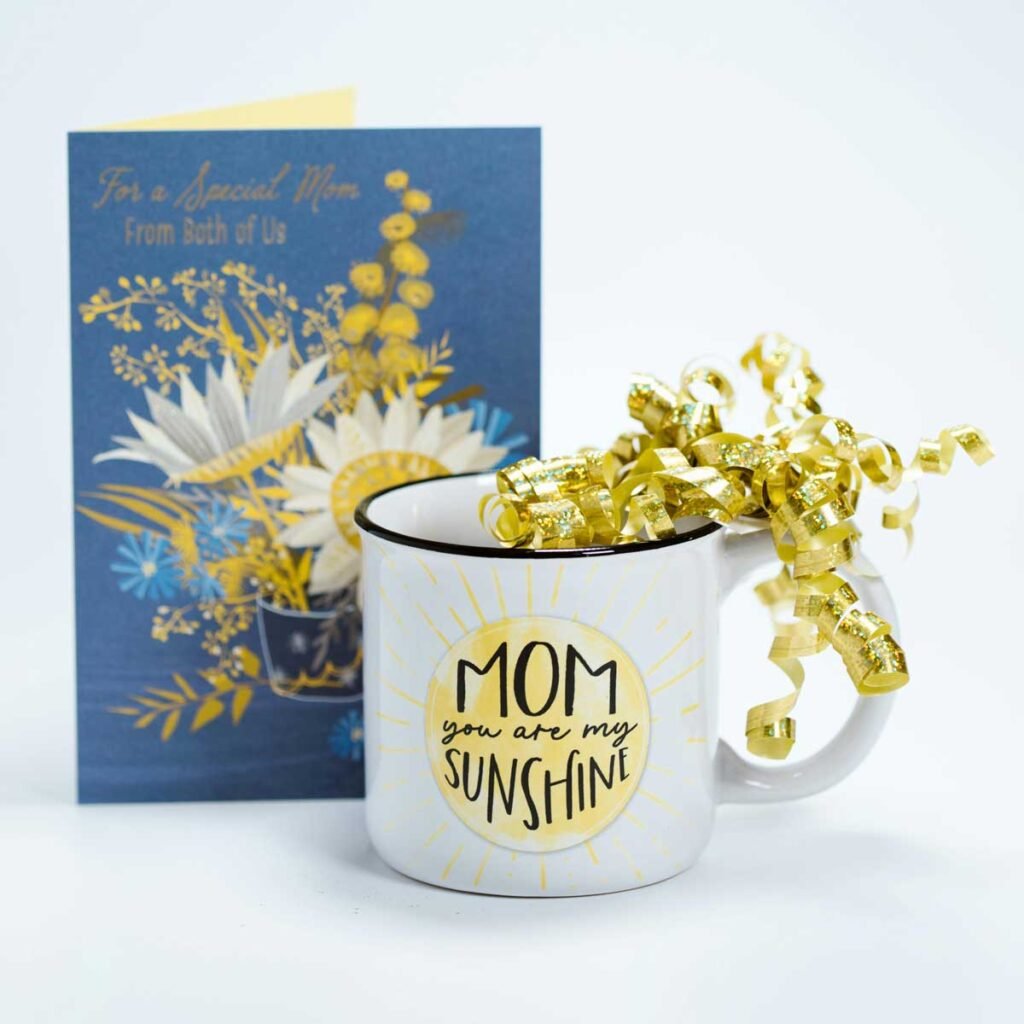 enamel mug with mothers day message